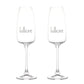 Set 2 calici flute Bollicine