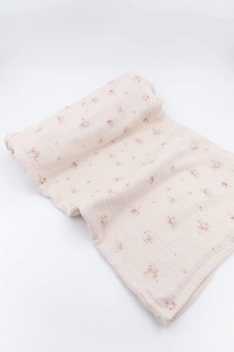 Swaddle Muslin Medium 3 Pack multi-uso 70x70cm Bouquet/ SoftPink/Off White