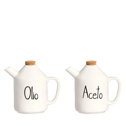 Set 2 Bottiglie Olio - Aceto