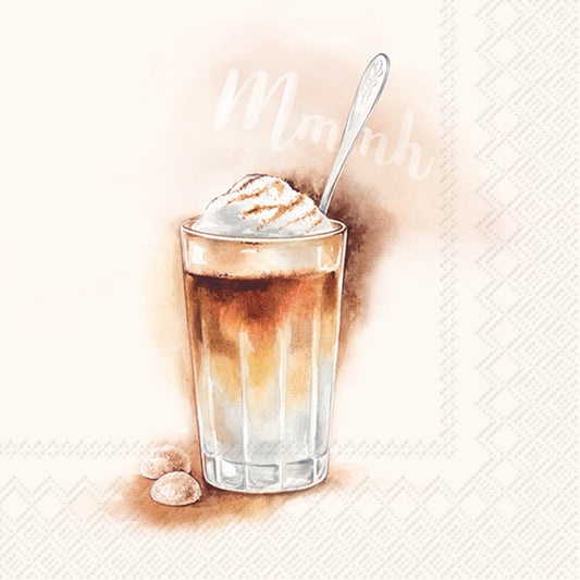 Tovaglioli in carta "Latte macchiato" cream