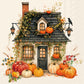 Tovaglioli in carta "Witch house" cream