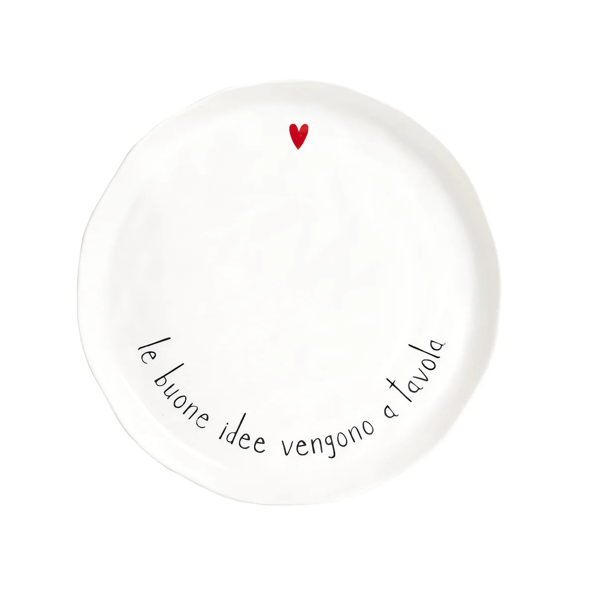 Set 2 Piatti piani Le buone idee vengono a tavola