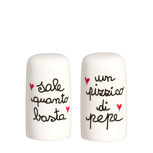 SET OLIO, ACETO, SALE E PEPE LINEA CUORI