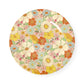 Piatto frutta Melamina - Rosa - Flower Power