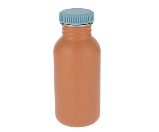 Bottiglia Acciaio Brown Blue Personalizzabile 500ml