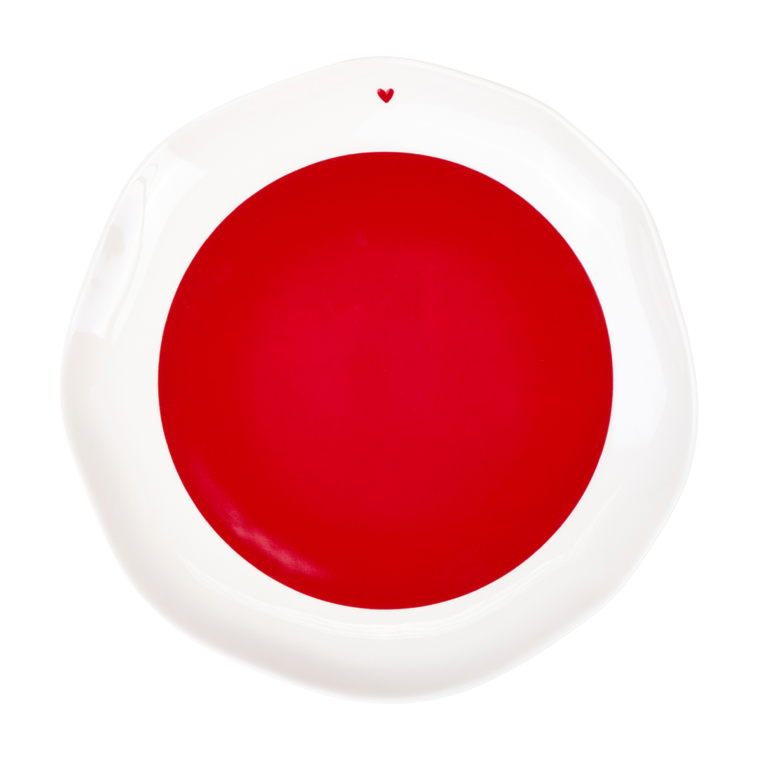 Piatto piano Cuore set 2 pz.