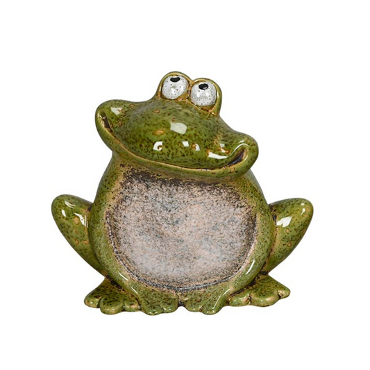 Decoro ranocchio sorridente