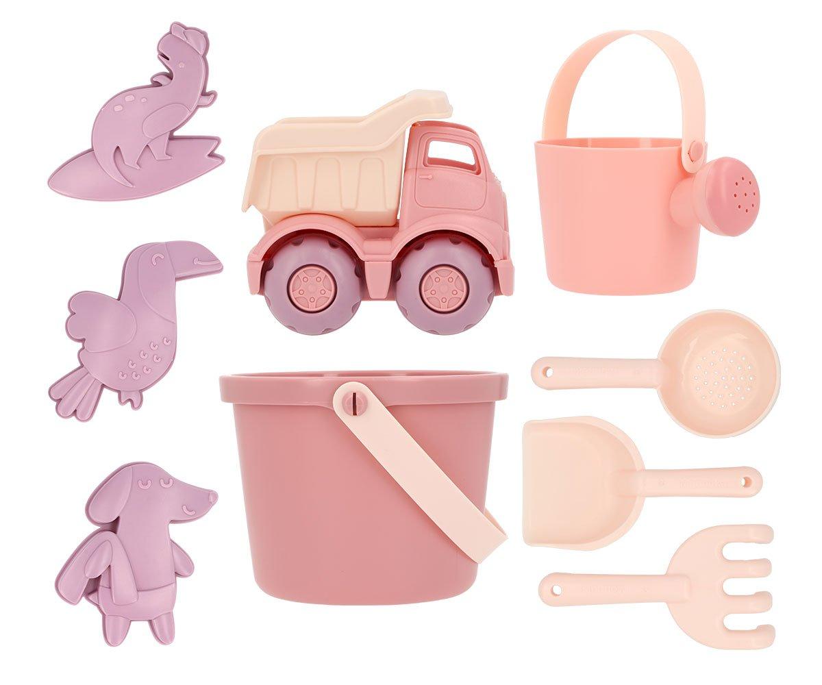 Set Spiaggia Secchiello - Old Rose + Camioncino