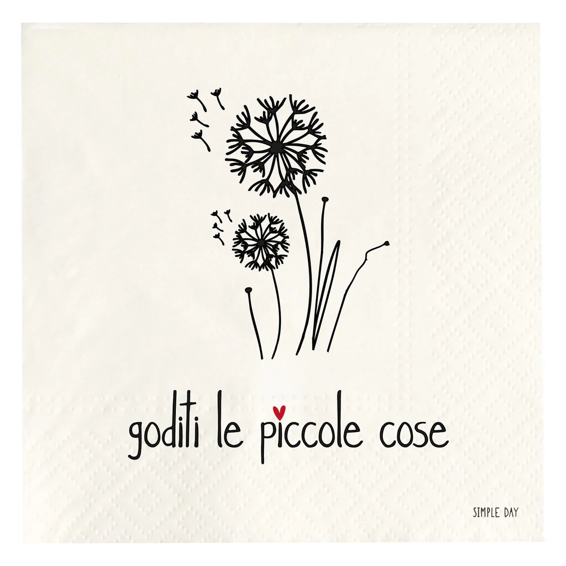 Tovaglioli in carta Goditi le piccole cose