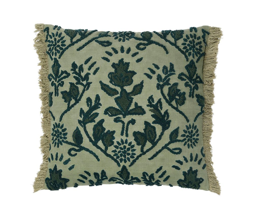 Federa per cuscino Green Wash Khaki