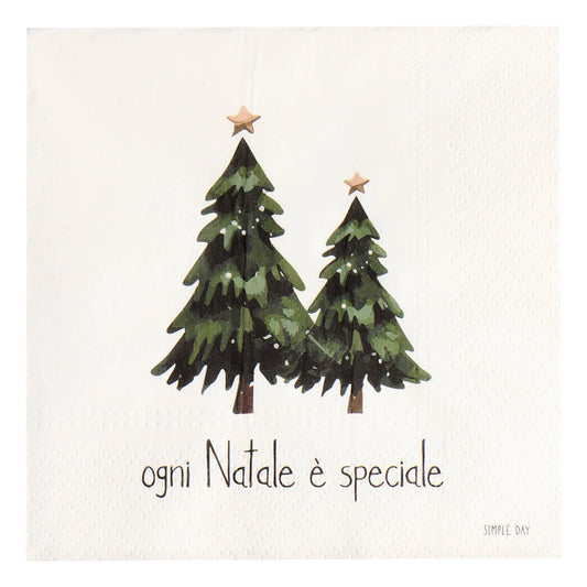 Tovaglioli in carta Ogni Natale è speciale