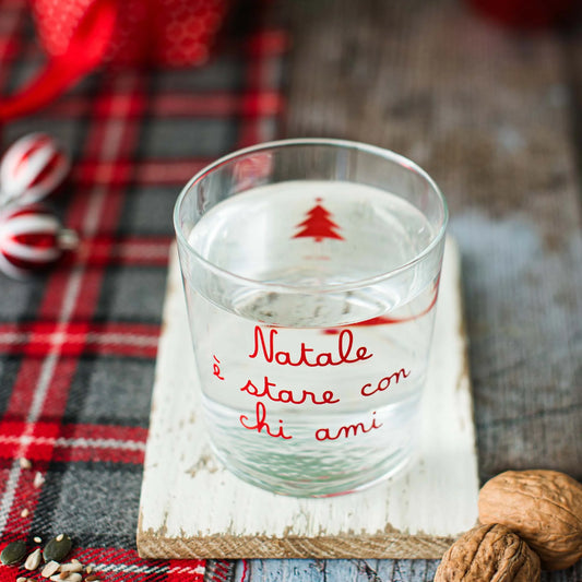 Bicchiere Natale è stare con chi ami
