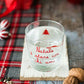 Bicchiere Natale è stare con chi ami