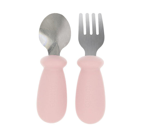 Set Posate Primi Mesi Apprendimento Light Pink