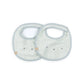 Set Bavaglini 2 pezzi - Sky Grey