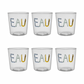 Bicchiere EAU set 6 pezzi