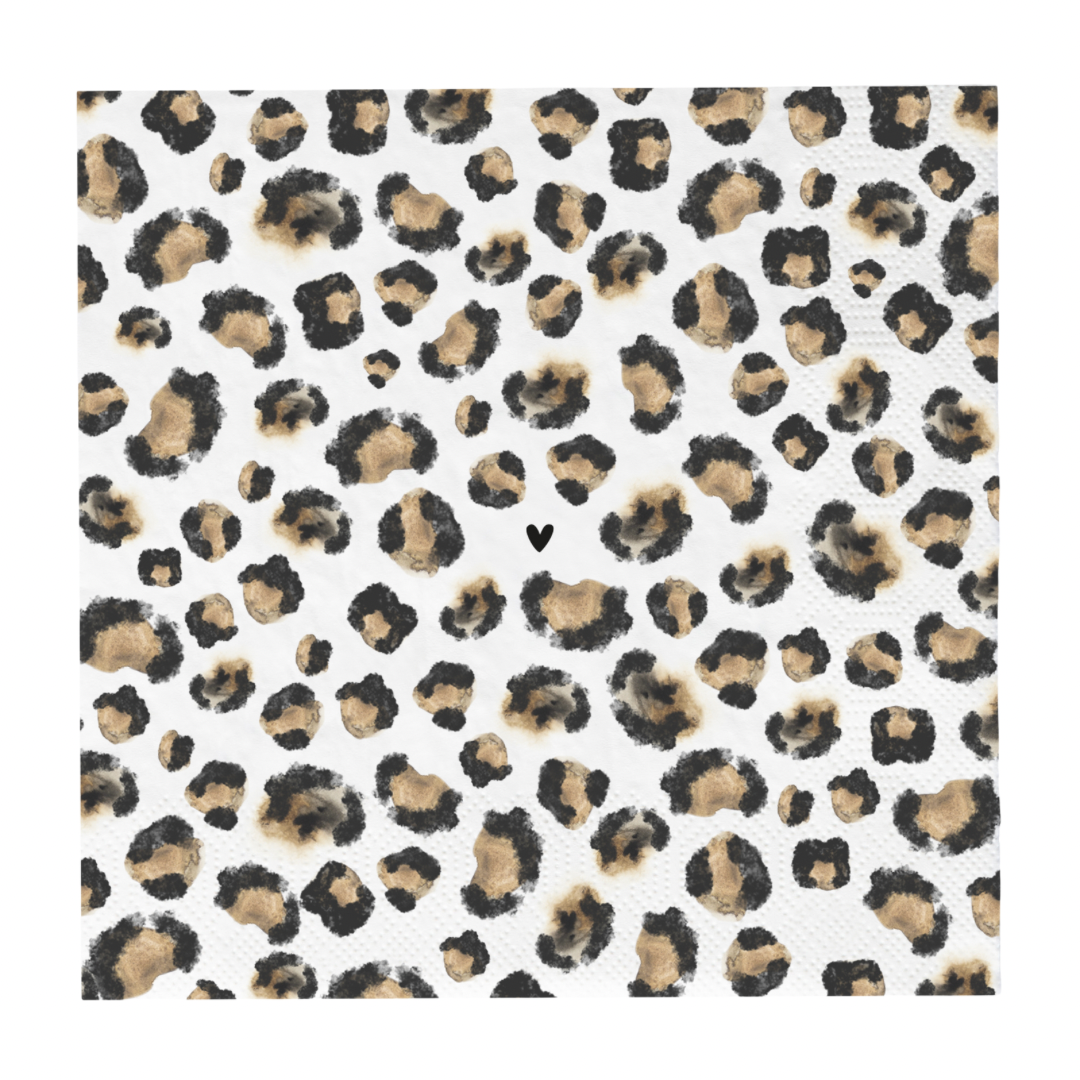 Tovaglioli in carta Leopard