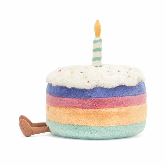 Peluche Rainbow Birthday Cake