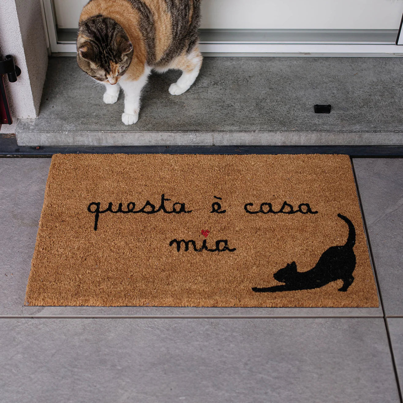 Zerbino "Questa è casa mia” gatto