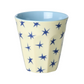 Bicchiere melamina - Crema - Stars Print
