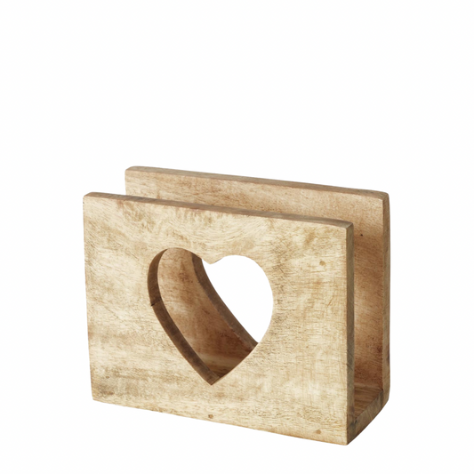 Porta tovaglioli con cuore