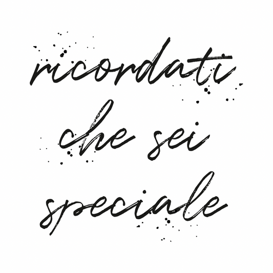 Tela “Ricordati che sei speciale”