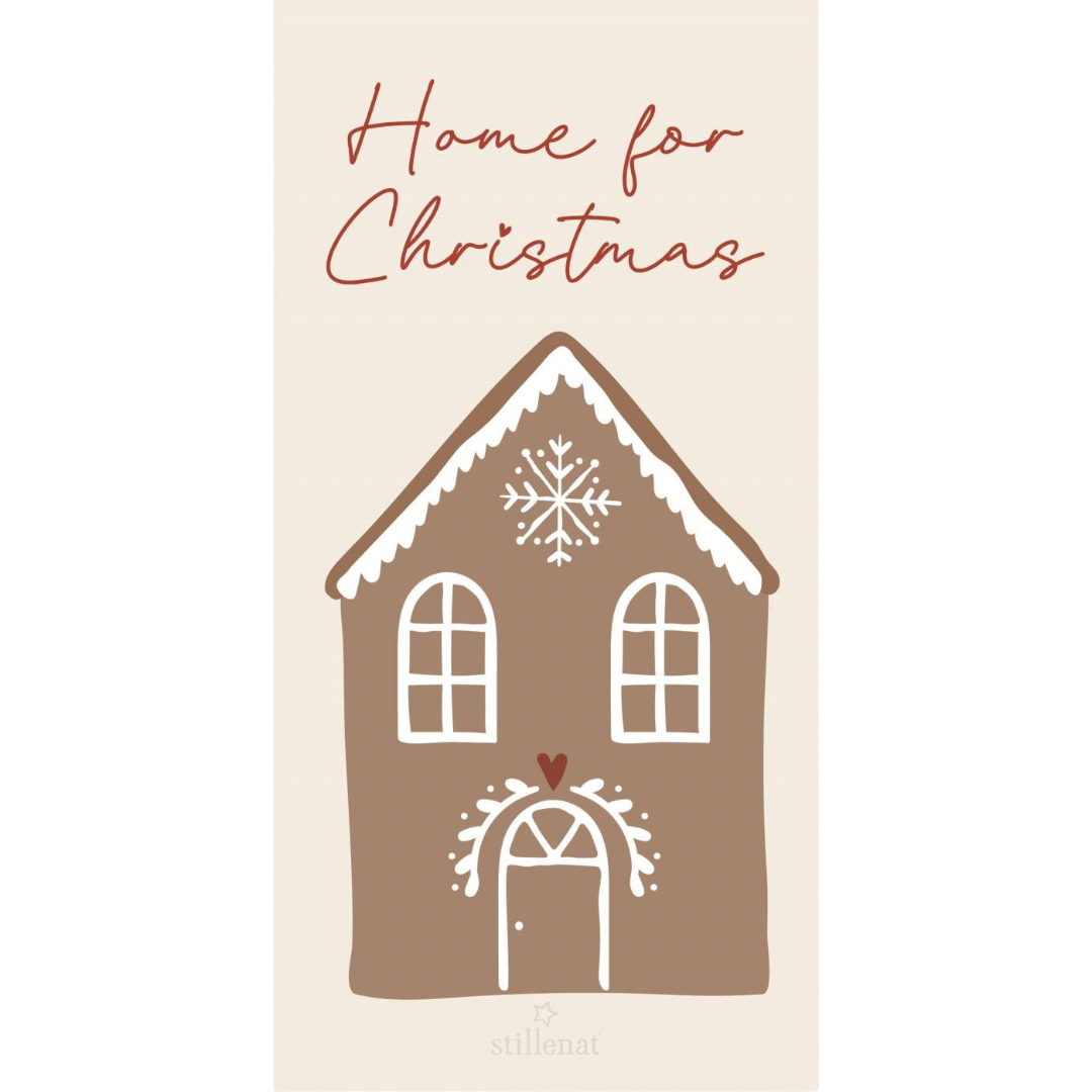 Tovaglioli in carta Gingerbread house