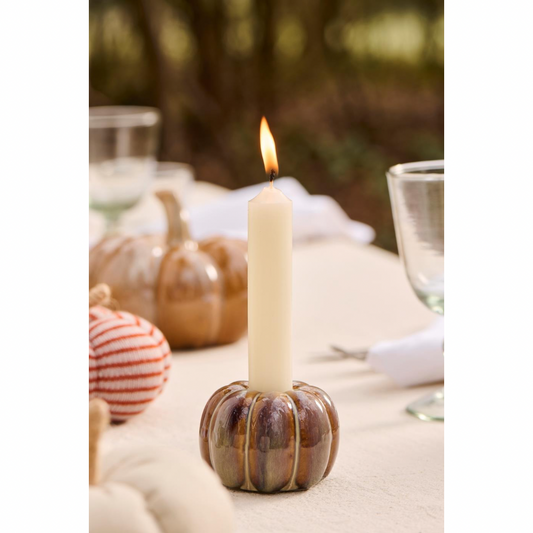 Porta candela zucca