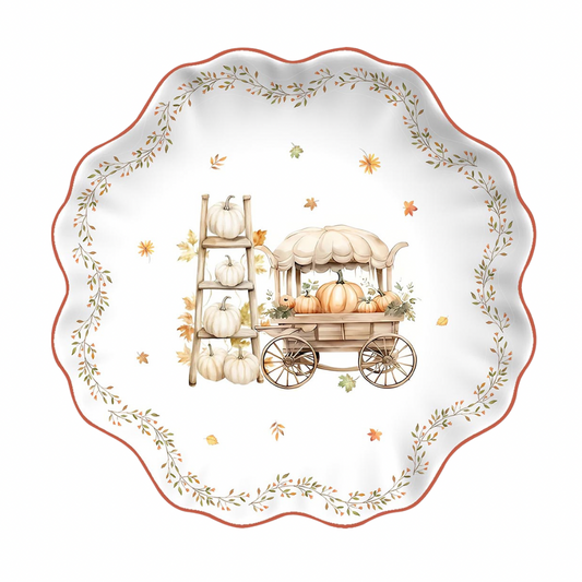Piatto dessert Vintage Autunnale