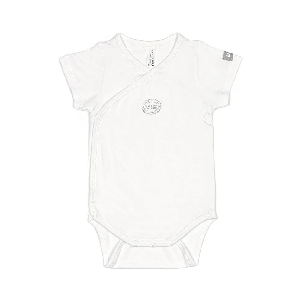 Body bimbo/a maniche corte -  Bianco