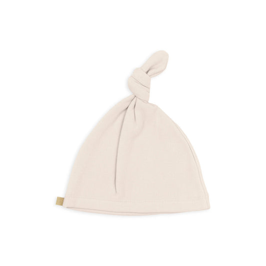 Cappellino neonato con nodo Pure - Warm White