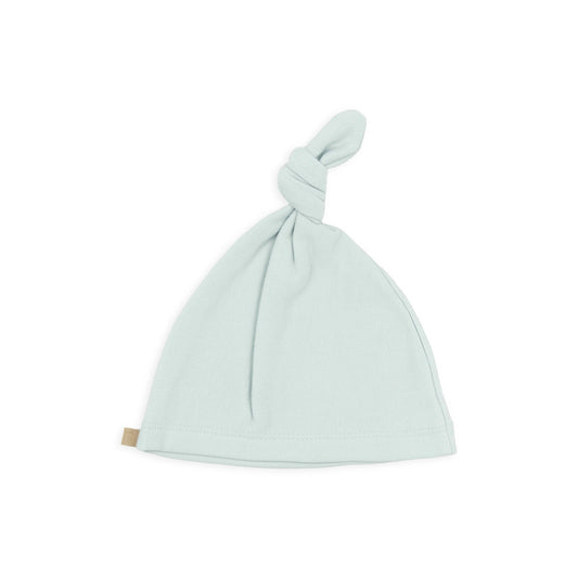 Cappellino neonato con nodo Pure - Sky grey