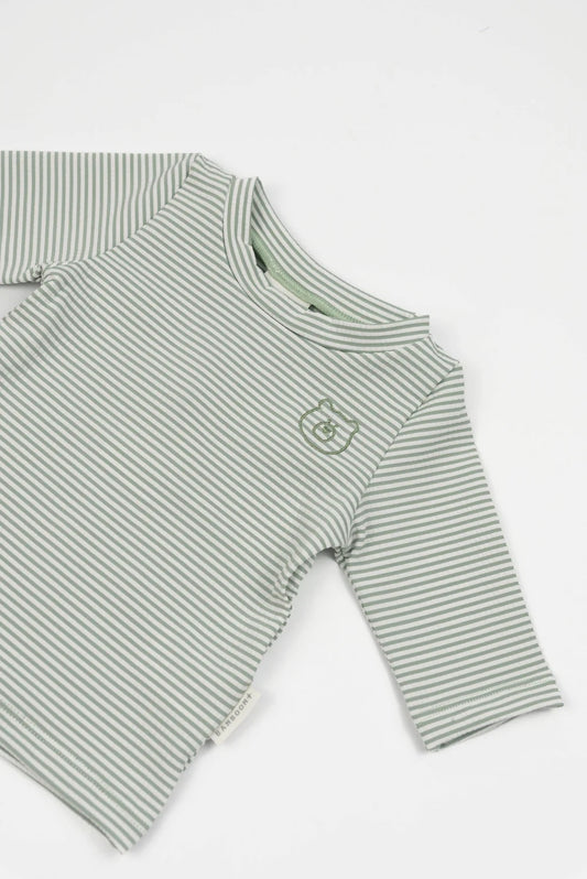T-shirt Mare Maniche 3/4 - Blue stripes bear