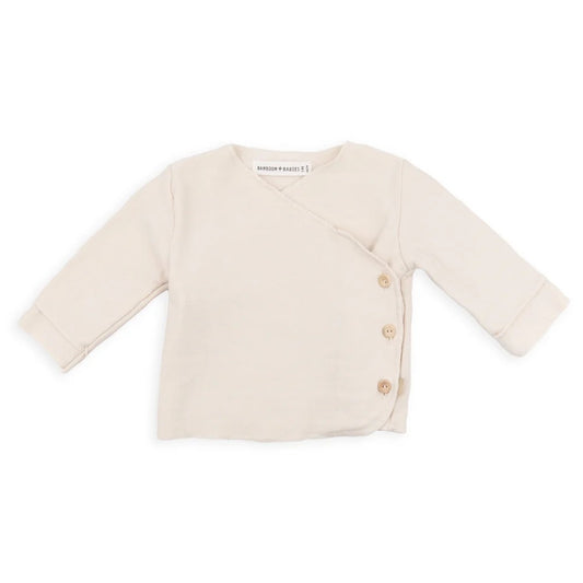 Maglia incrociata neonato Pure - Warm White - 1M