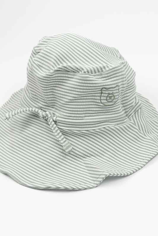 Cappellino da mare - Blue stripes bear