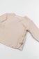 Maglia incrociata neonato Pure - Vintage Pink - 1M