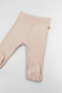 Pantaloncino Neonato con piedi Pure - Vintage Pink - 1M