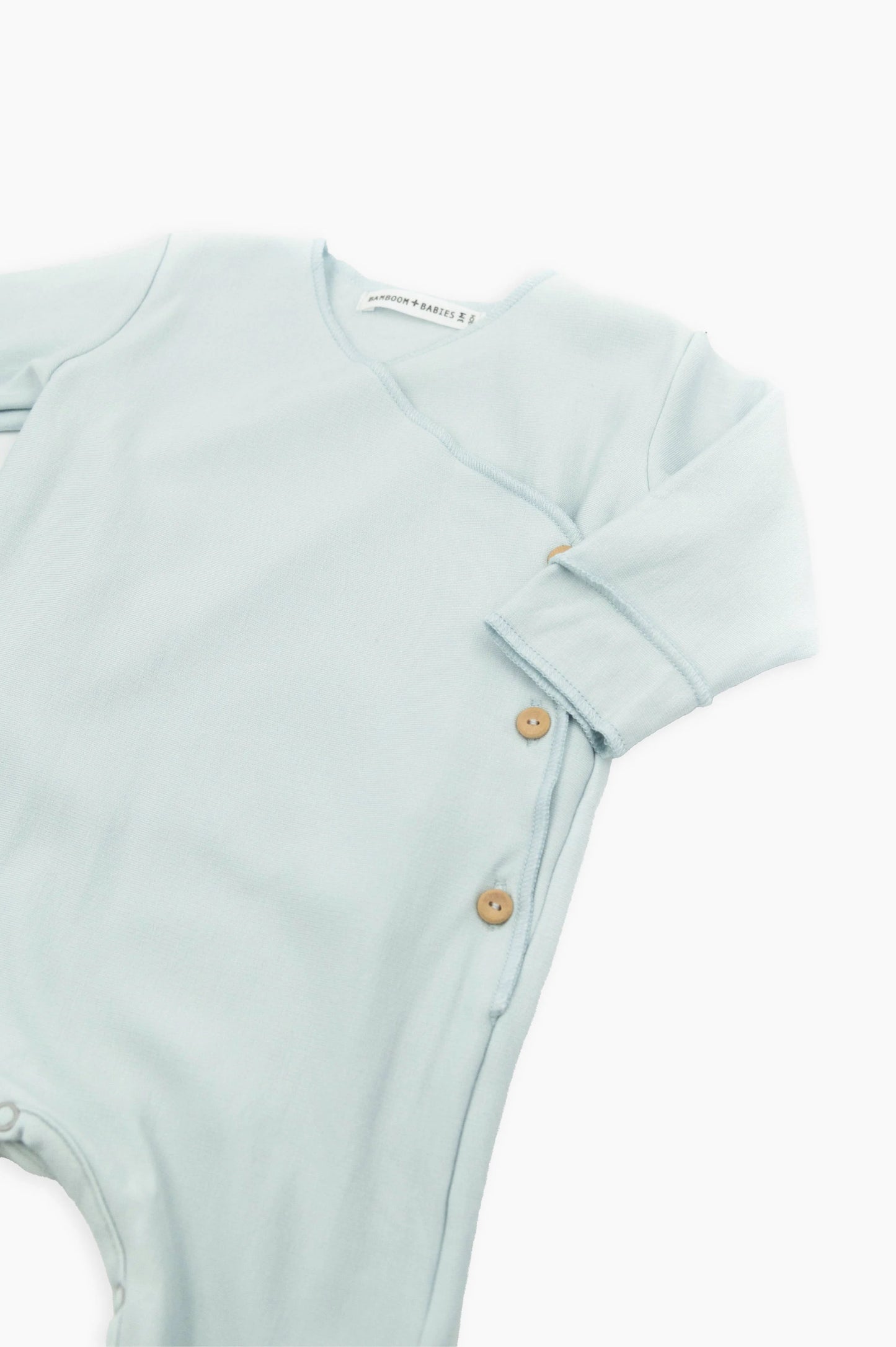 Tutina con piedi Pure - Sky Grey
