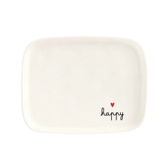 Piatto rettangolare Happy