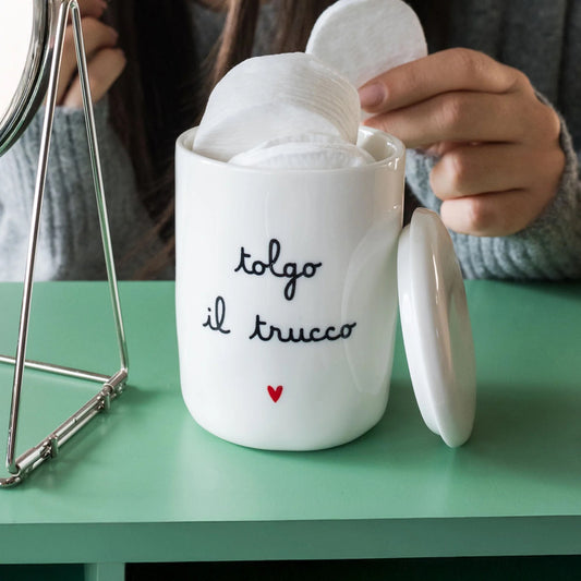 Porta cotone Tolgo il trucco