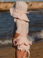 Costume Contenitivo - Bimba - Pink stripes bear
