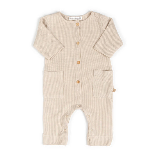 Tuta con tasche - Almond Cream - 1 e 3M