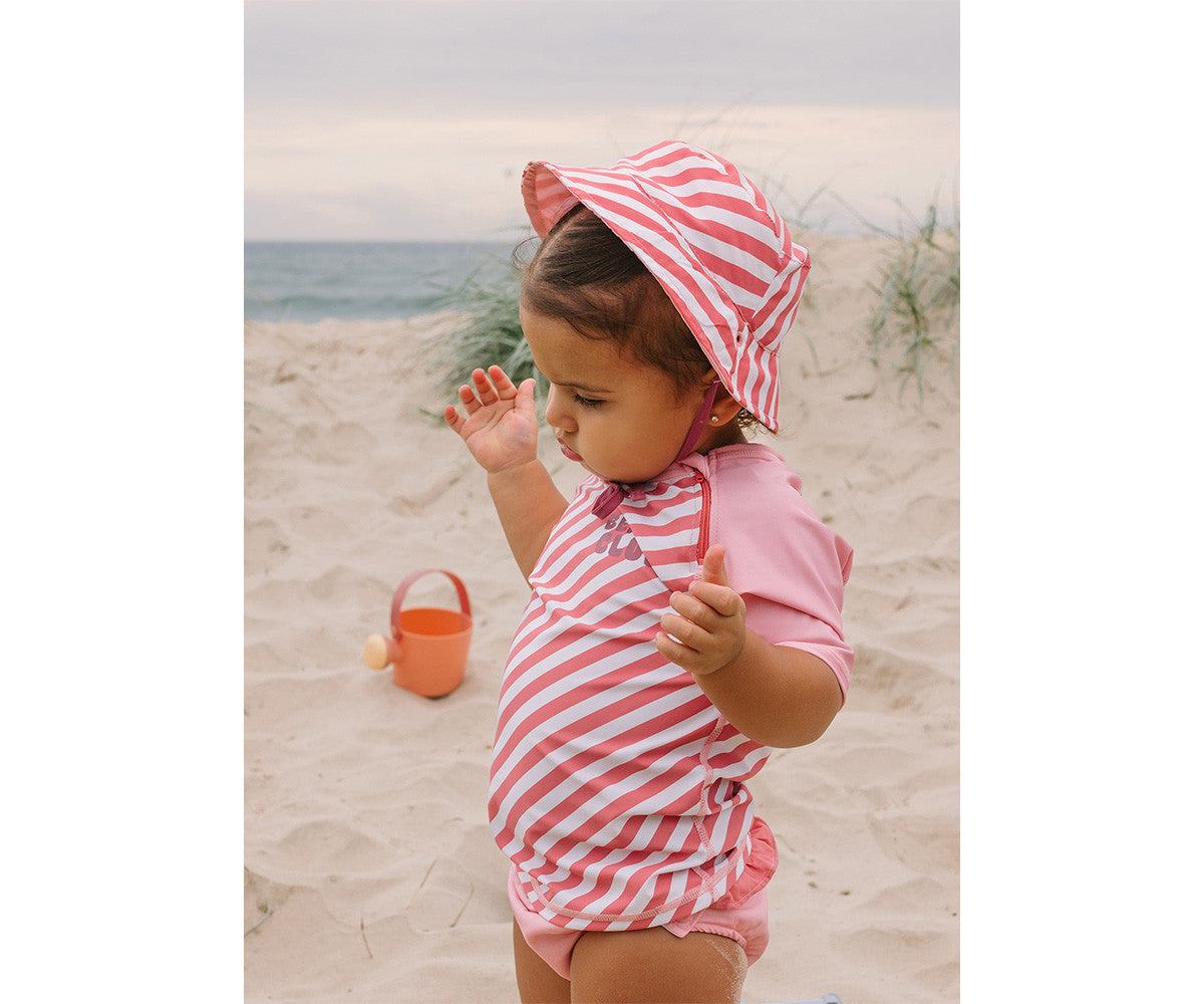 Cappello reversibile  - Stripes Bloom & Blush