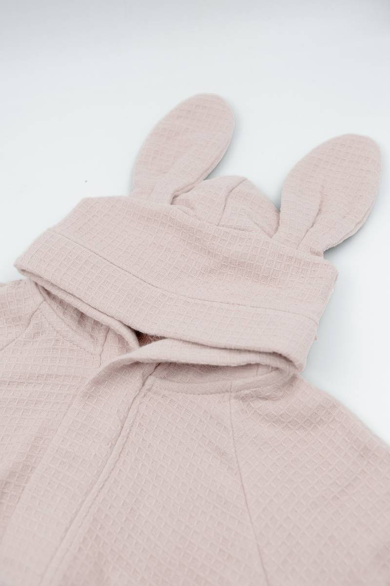 Accappatoio Waffle - Vintage Pink - 2/4Y