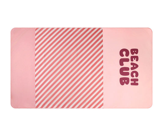 Telo Microfibra - Stripes Bloom & Blush