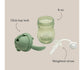 Tazza Non-Spill con Cannuccia con Peso 240ml