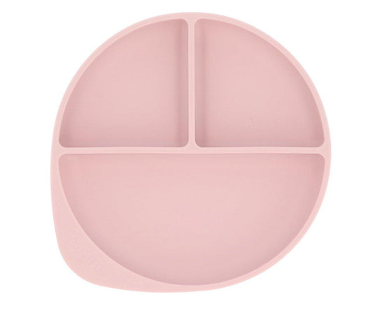 Piatto Divisorio Silicone Ventosa Light Pink