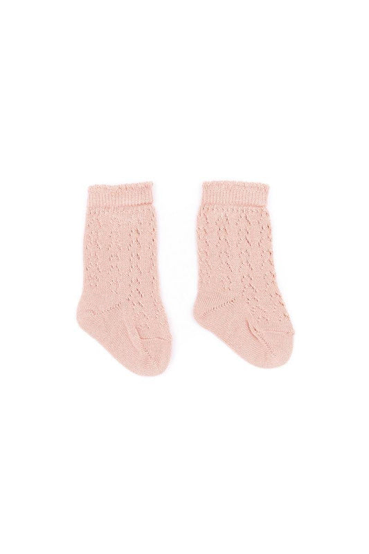 Calze Traforate Bimba - Nude Pink 2/4Y