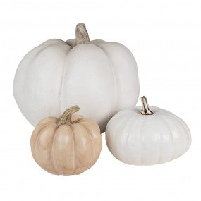 Decorazione zucca bianca