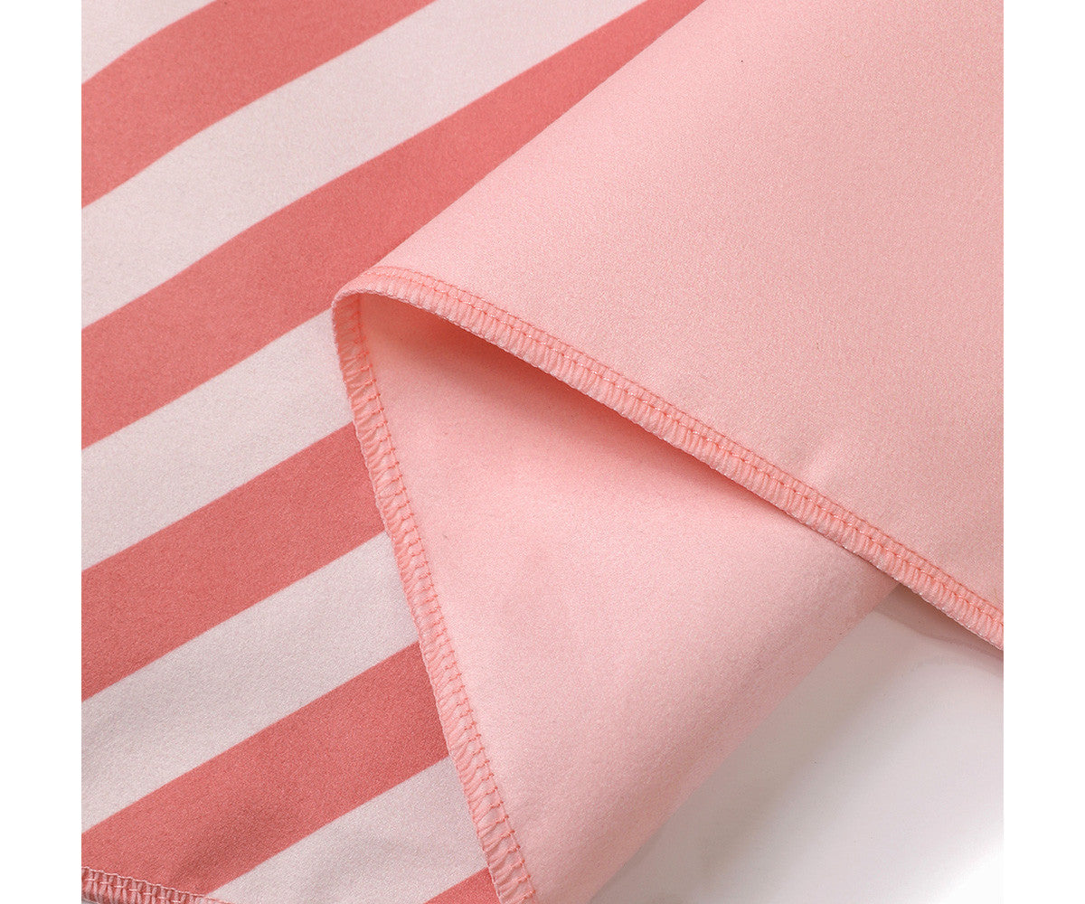 Telo Microfibra - Stripes Bloom & Blush